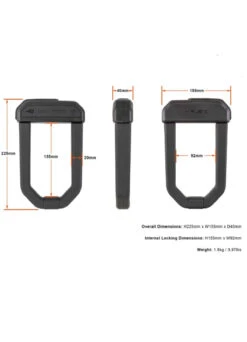 Antivol Ultra-résistant Anti-meuleuse D1000 - Hiplok -Jesuis à Vélo Soldes antivol ultra resistant anti meuleuse d1000 hiplok 2