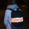 Bandeau Réfléchissant Pour Sac à Dos - Wowow -Jesuis à Vélo Soldes bandeau reflechissant pour sac a dos wowow