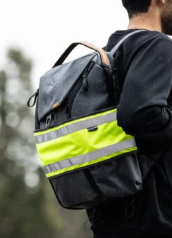 Bandeau Réléchissant Fluo Jaune - Wowow -Jesuis à Vélo Soldes bandeau relechissant fluo jaune wowow 2