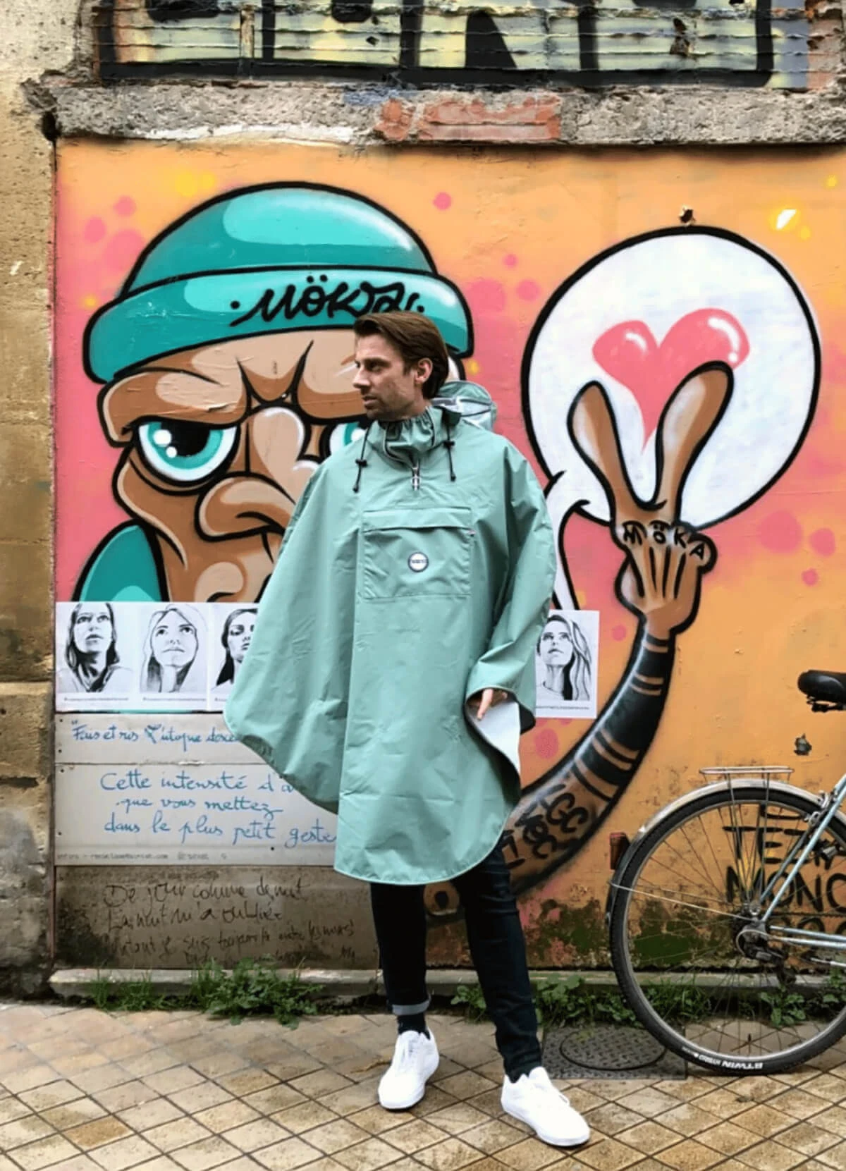 Cape De Pluie Vélo - Le Temps Des Grenouilles 9 Cape De Pluie Vélo - Le Temps Des Grenouilles – Image 7