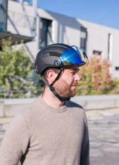 Casque De Vélo Urbain Avec Visière - Elvish -Jesuis à Vélo Soldes casque de velo urbain avec visiere elvish 11