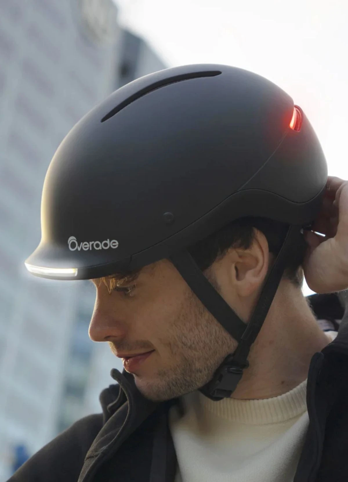 Casque Vélo Lumineux Avec Clignotants - Overade 3 Casque Vélo Lumineux Avec Clignotants - Overade
