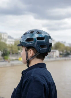 Casque Vélo Urbain Léger Et Aéré Avec LED - CAIRN -Jesuis à Vélo Soldes casque velo urbain leger et aere avec led cairn 5