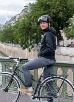 Casque Vélo Visière Et Clignotants - Cosmo -Jesuis à Vélo Soldes casque velo visiere et clignotants cosmo 10