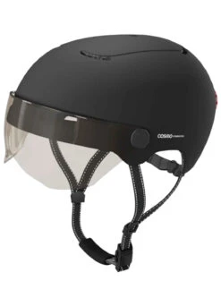 Casque Vélo Visière Et Clignotants - Cosmo -Jesuis à Vélo Soldes casque velo visiere et clignotants cosmo 12