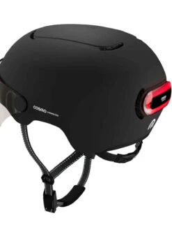 Casque Vélo Visière Et Clignotants - Cosmo -Jesuis à Vélo Soldes casque velo visiere et clignotants cosmo 13
