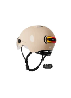 Casque Vélo Visière Et Clignotants - Cosmo -Jesuis à Vélo Soldes casque velo visiere et clignotants cosmo 6
