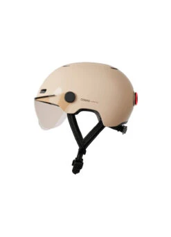 Casque Vélo Visière Et Clignotants - Cosmo -Jesuis à Vélo Soldes casque velo visiere et clignotants cosmo 8