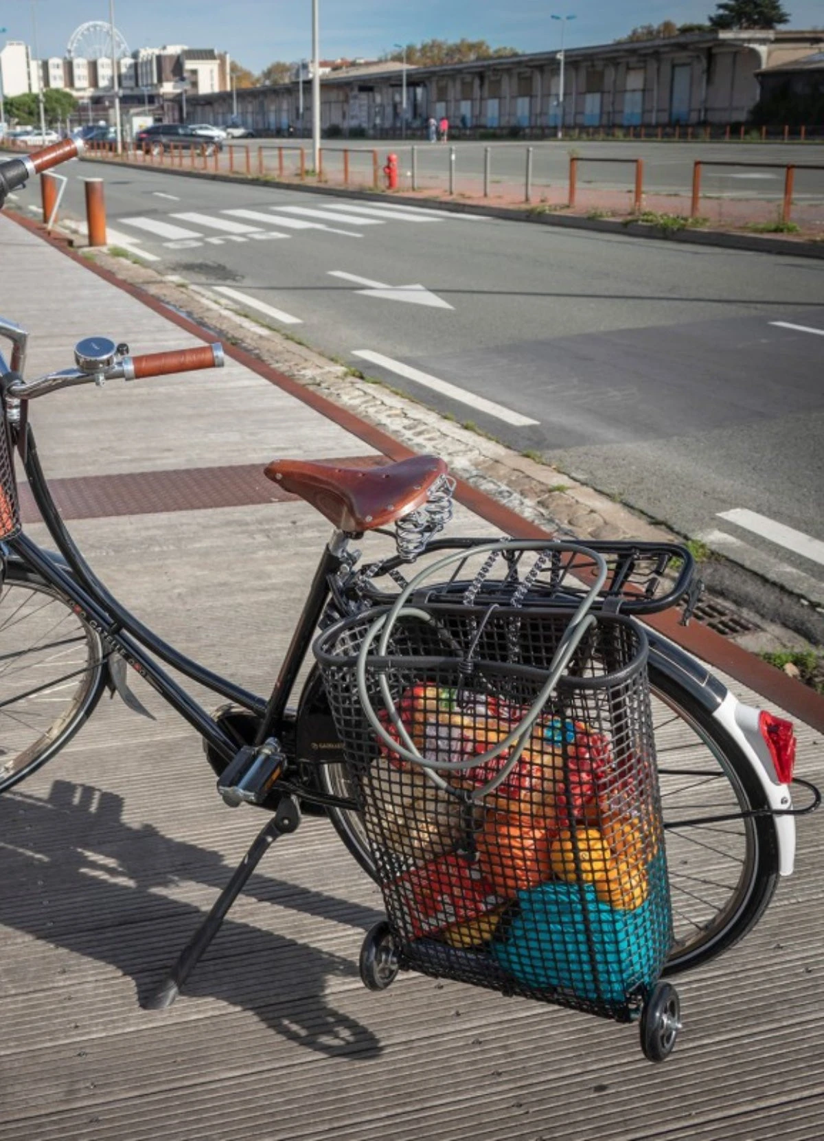 Chariot Porte-bagages Vélo Recyclé - Matlama 6 Chariot Porte-bagages Vélo Recyclé - Matlama – Image 4