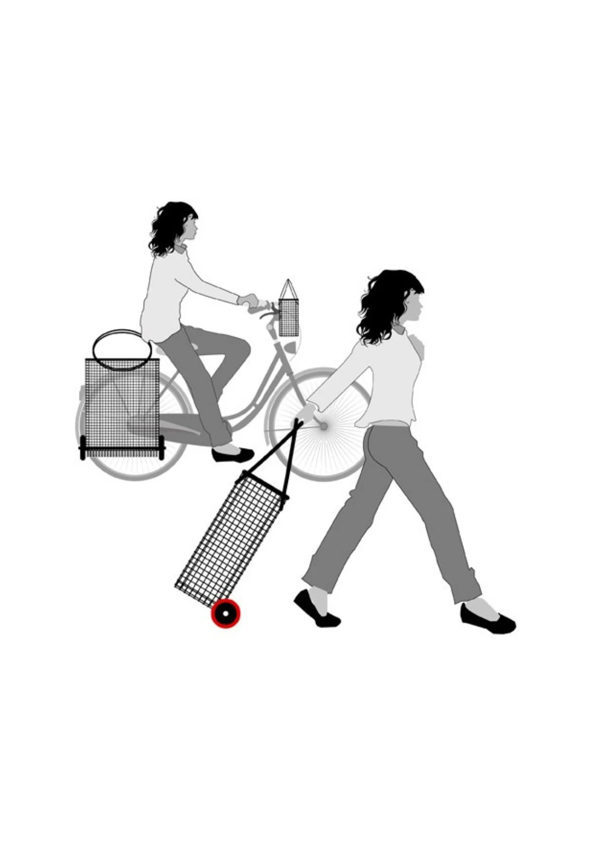 Chariot Porte-bagages Vélo Recyclé - Matlama 12 Chariot Porte-bagages Vélo Recyclé - Matlama – Image 10