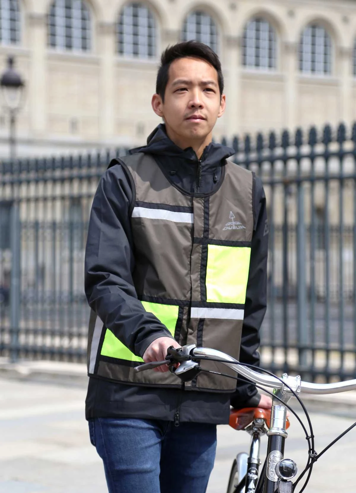 Gilet De Sécurité Vélo Mondrian - Georgia In Dublin 6 Gilet De Sécurité Vélo Mondrian - Georgia In Dublin – Image 4