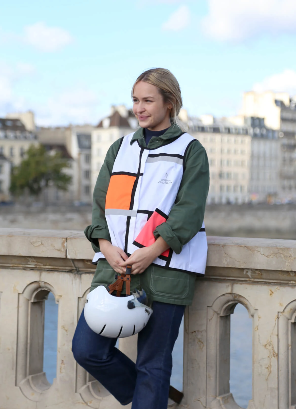 Gilet De Sécurité Vélo Mondrian - Georgia In Dublin 9 Gilet De Sécurité Vélo Mondrian - Georgia In Dublin – Image 7