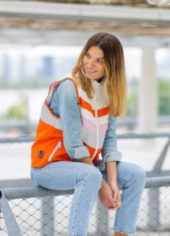 Gilet Réfléchissant Imperméable Et Respirant - TDG -Jesuis à Vélo Soldes gilet reflechissant impermeable et respirant tdg 16