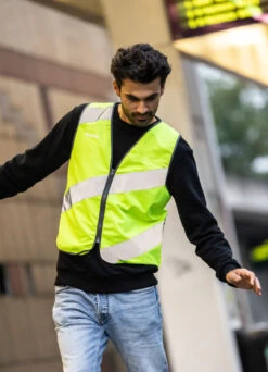 Gilet Réfléchissant Jaune Fluo - Wowow