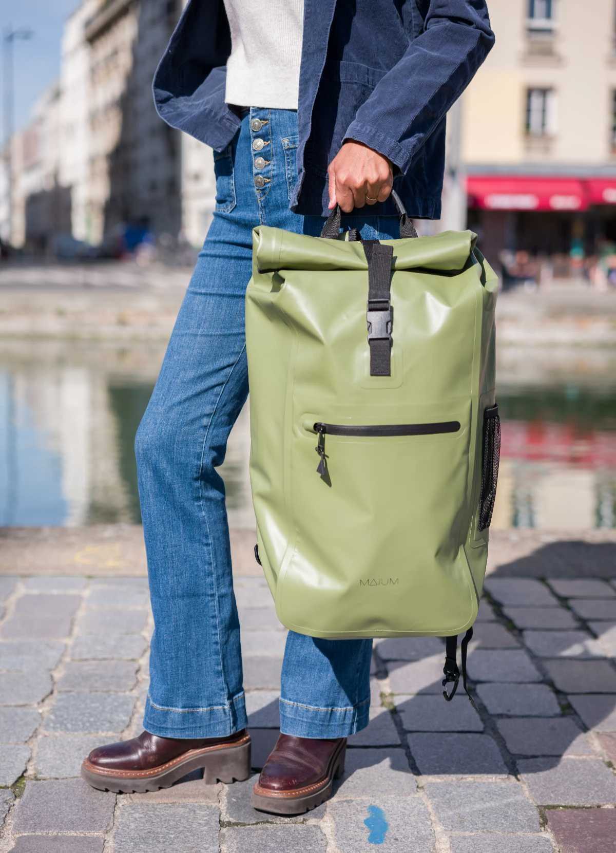 Grand Sac à Dos étanche Et Convertible Vélo - Maium 5 Grand Sac à Dos étanche Et Convertible Vélo - Maium – Image 3