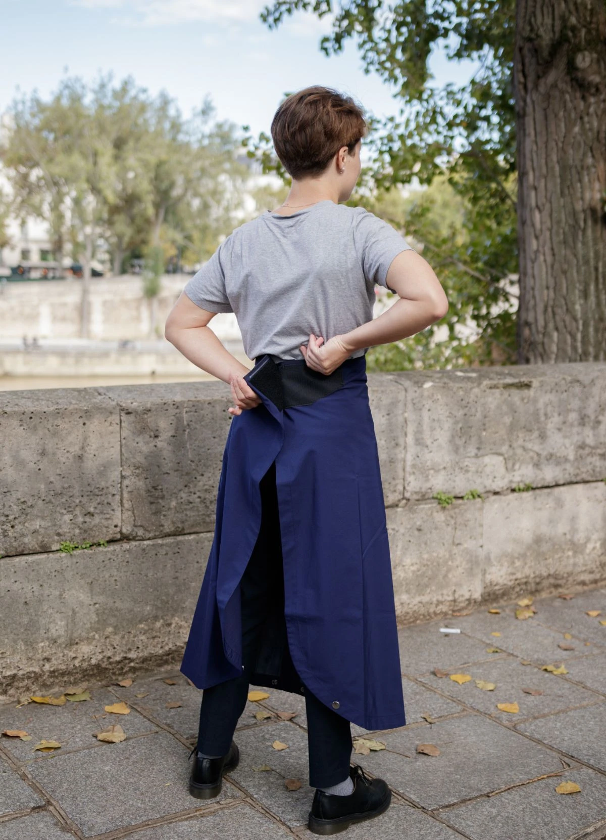 Jupe De Pluie Vélo V2 - JE SUIS À VÉLO 5 Jupe De Pluie Vélo V2 - JE SUIS À VÉLO – Image 3