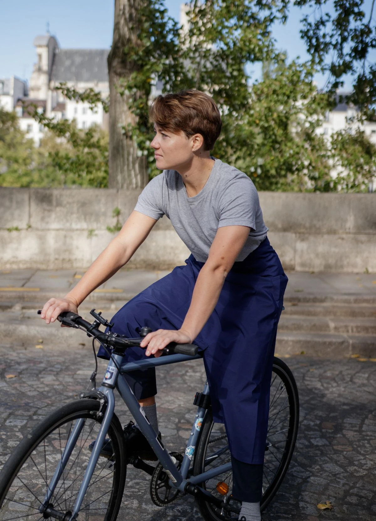 Jupe De Pluie Vélo V2 - JE SUIS À VÉLO 7 Jupe De Pluie Vélo V2 - JE SUIS À VÉLO – Image 5