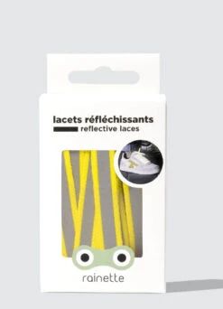 Lacets Réfléchissants - Rainette -Jesuis à Vélo Soldes lacets reflechissants rainette 6