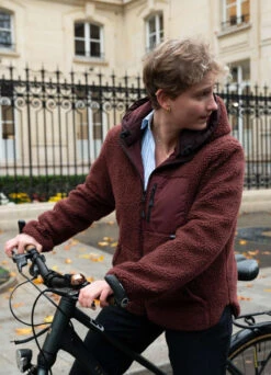 Manteau D'hiver Vélo Teddy - Maium 24 Manteau D'hiver Vélo Teddy - Maium -Jesuis à Vélo Soldes manteau d hiver velo teddy maium 2