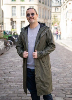 Devant 13 Devant -Jesuis à Vélo Soldes parka pluie longue velo original maium 1