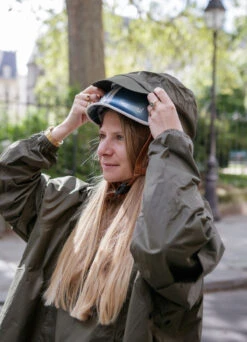 Poncho à Manches Cycliste Urbain - Maium -Jesuis à Vélo Soldes poncho a manches cycliste urbain maium 5