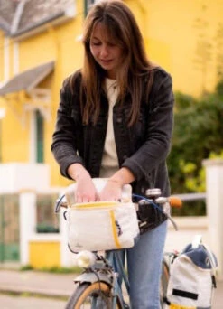 Sacoche De Guidon Scooty - Sailbags -Jesuis à Vélo Soldes sacoche de guidon scooty sailbags 5