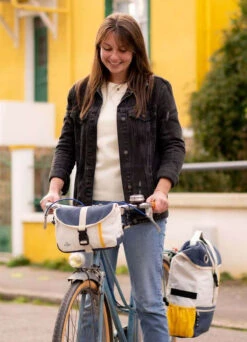 Sacoche Sac à Dos En Voile Recyclée Made In France -Jesuis à Vélo Soldes sacoche sac a dos en voile recyclee made in france 6