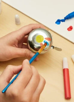 Sonnette Vélo à Peindre Soi-même - Kikkerland