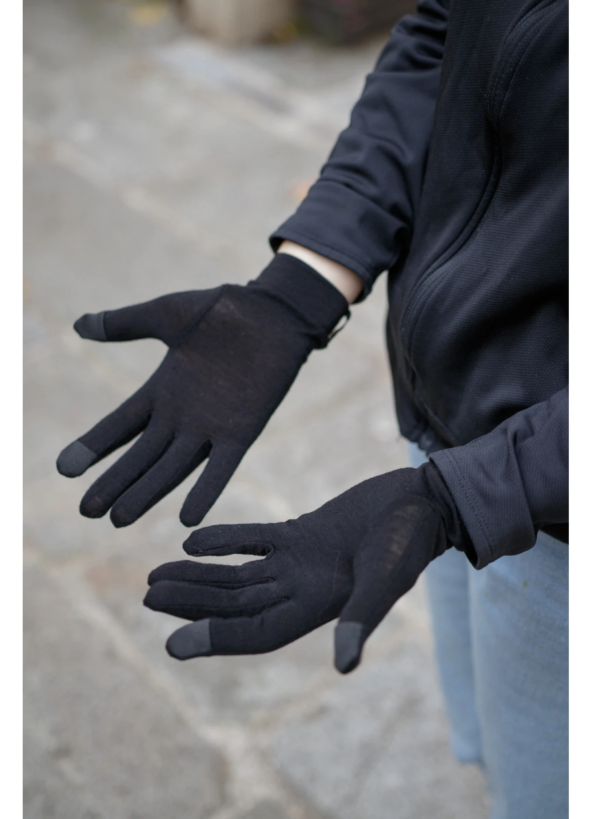 Sous-gants Vélo En Laine Mérinos - Cairn 6 Sous-gants Vélo En Laine Mérinos - Cairn – Image 4