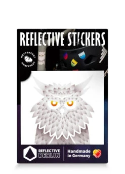 Stickers Réfléchissants Hibou - Reflective Berlin -Jesuis à Vélo Soldes stickers reflechissants hibou reflective berlin 1