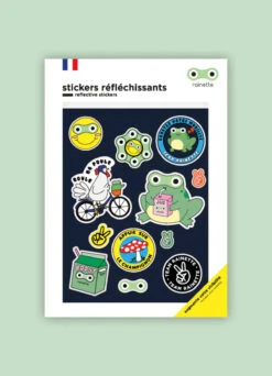 Stickers Vélo Réfléchissants - Rainette 41 Stickers Vélo Réfléchissants - Rainette -Jesuis à Vélo Soldes stickers velo reflechissants rainette 18