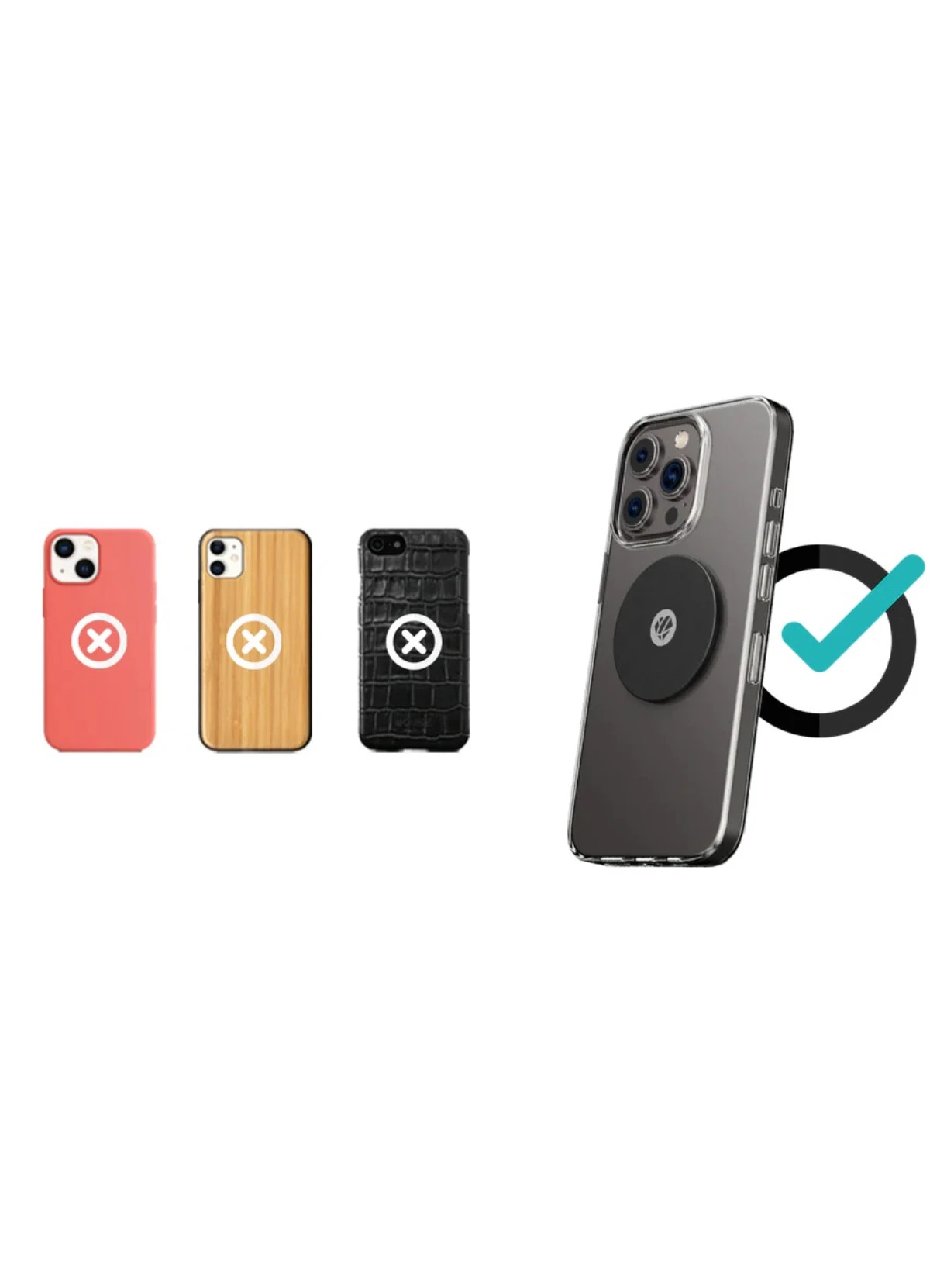 Support Smartphone Vélo Aimanté Sans Pochette - Shapeheart 6 Support Smartphone Vélo Aimanté Sans Pochette - Shapeheart – Image 4